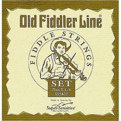 Super Sensitive 2407 Old Fiddler Plain Wound Fiddle String Set