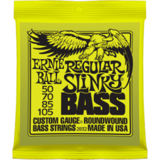 Ernie Ball 2832 Regular Slinky Roundwound Bass Strings, 50-105