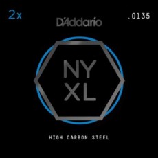 D'Addario NYXL 2-Pack Plain Steels .0135