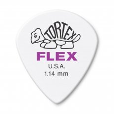 Dunlop 468P1.14 Tortex Flex Jazz III Guitar Picks, 1.14mm, 12 pack
