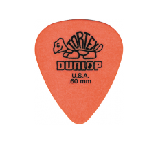 Dunlop 418P.60 Tortex Standard .60mm Orange Guitar Picks 12-Pack