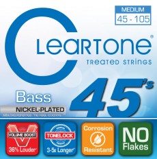 Cleartone 6445 NPS Bass Strings, Medium, 45-105