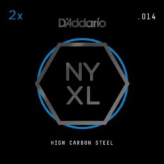 D'Addario NYXL 2-Pack Plain Steels .014