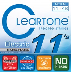 Cleartone 9411 NPS Electric Guitar Strings, Medium, 11-48