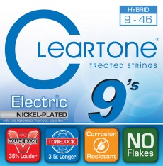 Cleartone 9419 NPS Electric Guitar Strings, Hybrid, 9-46