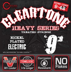 Cleartone 9509 Heavy Series NPS Electric Strings, Super Light, 9-42