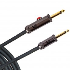 D'Addario Circuit Breaker Instrument Cable w/ Latching Cut-Off Switch, Straight, 10 feet
