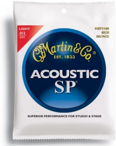 Martin MSP3100 SP 80/20 Bronze Light Acoustic, 12-54