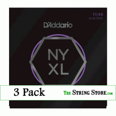D'Addario NYXL1149-3P Electric Strings Medium, 11-49, 3-Pack