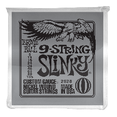 Ernie Ball 2628 9-String Slinky Electric Strings, 9-105