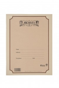 Archives Spiral-Bound Manuscript Book, 18 Stave, 64 pages, 12 x 16 in