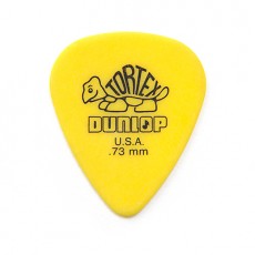 Dunlop 418P.73 Tortex Standard .73mm Yellow Guitar Picks 12-Pack