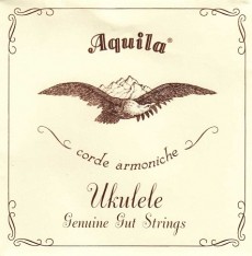 Aquila 1U Ukulele Soprnao Regular Tuning, Key of C - GCEA (gut)