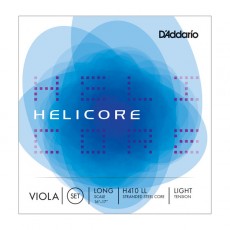 D'Addario H410 LL Helicore Viola String Set, Long Scale, Light