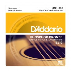 D'Addario EJ19 Phosphor Bronze, Bluegrass, 12-56
