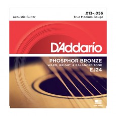 D'Addario EJ24 Phosphor Bronze, True Medium, 13-56