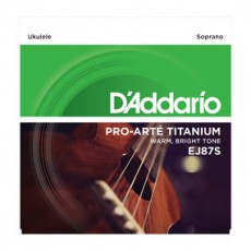 D'Addario EJ87S Titanium Ukulele, Soprano