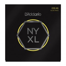 D'Addario NYXL0946 Nickel Wound, Super Light Top/Regular Bottom, 9-46