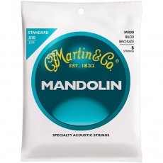 Martin M400 80/20 Bronze Mandolin Strings, Light Gauge Loop End, 10-34