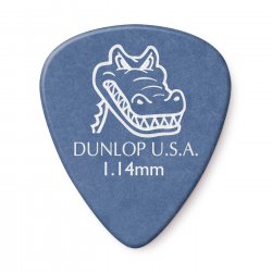 Dunlop 417R1.14 Gator Grip Guitar Picks, 1.14mm, 72 pack
