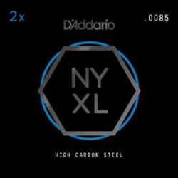 D'Addario NYXL 2-Pack Plain Steels .0085