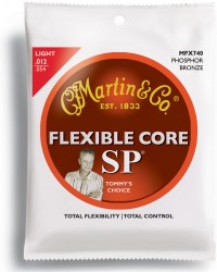 Martin MFX740 Flexible Core 92/8 Phosphor Bronze Light, 12-54