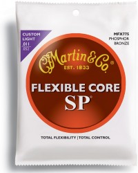 Martin MFX775 Flexible Core 92/8 Phosphor Bronze Custom Light, 11-52