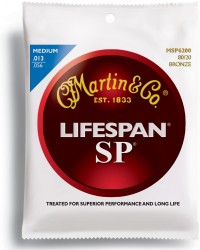 Martin MSP6200 SP Lifespan 80/20 Bronze Medium Acoustic, 13-56