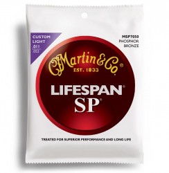 Martin MSP7050 SP Lifespan 92/8 Phosphor Bronze Custom Light, 11-52