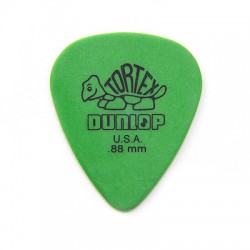 Dunlop 418P.88 Tortex Standard .88mm Green Guitar Picks 12-Pack
