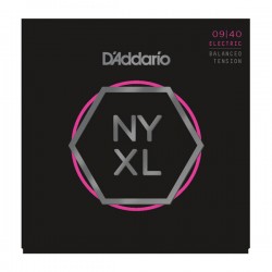 D'Addario NYXL0940BT Nickel Wound, Balanced Tension Super Light, 9-40