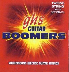 GHS GB-12L Guitar Boomers Light Electric 12 String, 10-46