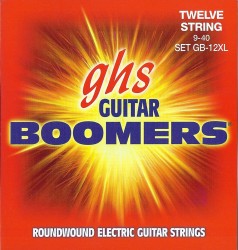GHS GB-12XL Guitar Boomers Light Electric 12 String, 9-40