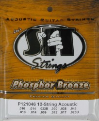 SIT Strings P121046 Phosphor Bronze Acoustic 12-String Light