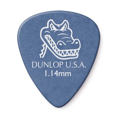 Dunlop 417P1.14 Gator Grip Guitar Picks, 1.14mm, 12 pack