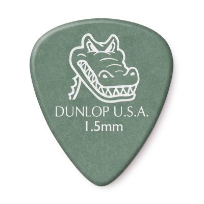 Dunlop 417P1.50 Gator Grip Guitar Picks, 1.50mm, 12 pack