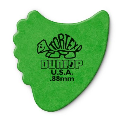 Dunlop 414R.88 Tortex Fin Picks, .88mm, 72 Pack