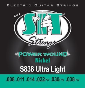 SIT Strings S838 Power Wound Electric Ultra Light, 8-38