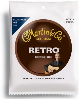 Martin MTR13 Tony Rice Bluegrass Acoustic Guitar Strings, 13-56