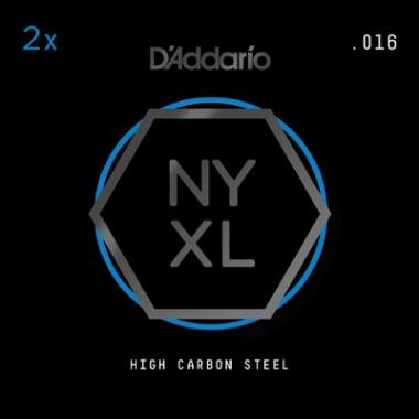 D'Addario NYXL 2-Pack Plain Steels .016