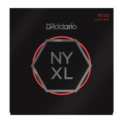 D'Addario NYXL1052 Nickel Wound Electric, Lt Top/Hvy Bottom, 10-52