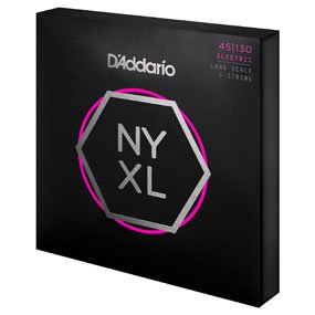 D'Addario NYXL45130 Set Long Scale, Regular Light 5-String, 45-130
