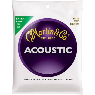 Martin M170 80/20 Bronze Extra Light Acoustic, 10-47