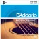 D'Addario EJ16-3D Phosphor Bronze Light Acoustic, 12-53, 3 Sets
